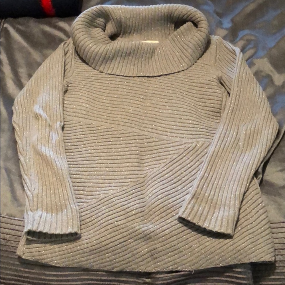 WHBM gray sweater